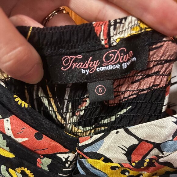 Trashy Diva Lena Sarong Dress in Pirate Treasure - 6 - Picture 4 of 4